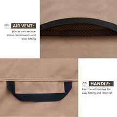 ULTCOVER elastic drawcord and clip securing cover in wind