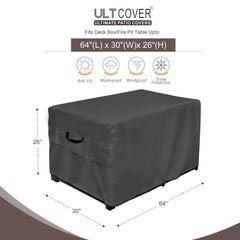 ULTCOVER close-up of 600D polyester fabric texture showing waterproof strength