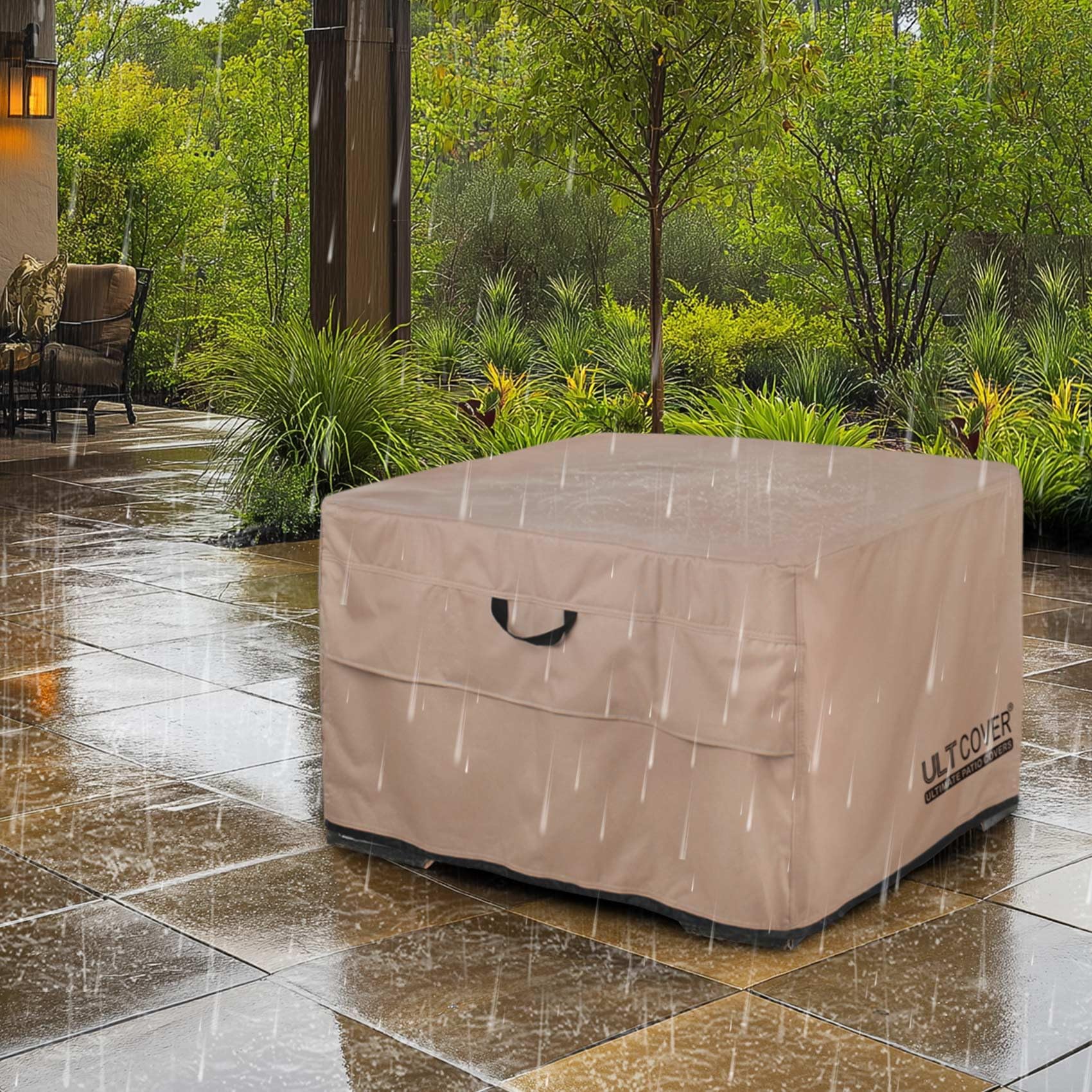 ULTCOVER folded compactly for storage saving garage space