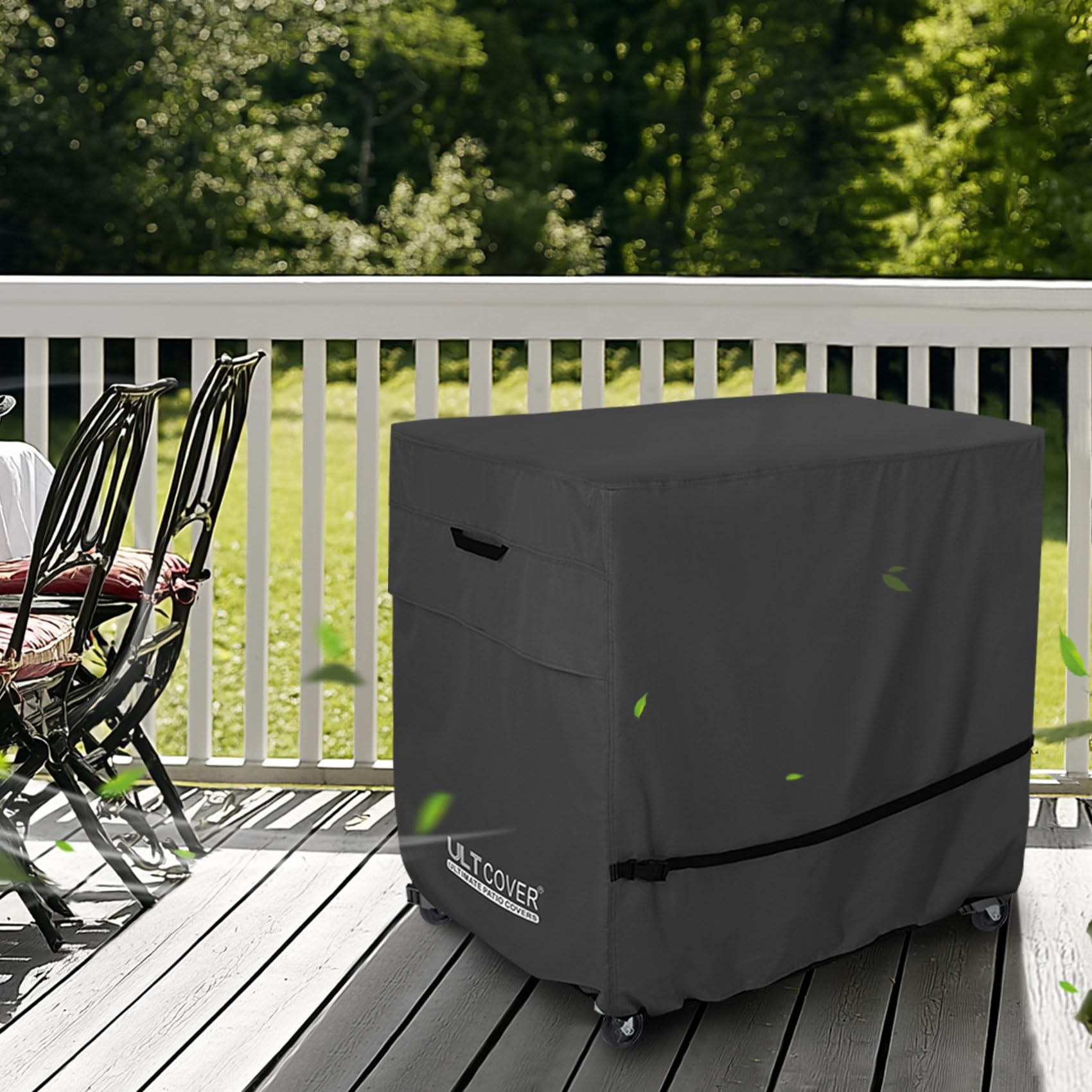 ULTCOVER folded compactly for storage offering easy transport and space savings