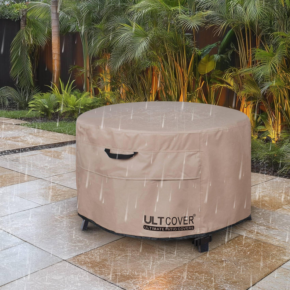 ULTCOVER neatly folded for compact storage saving space when not used