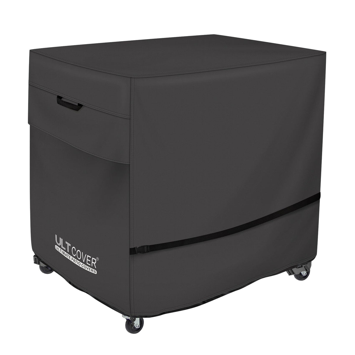 ULTCOVER front view on cooler cart showing full coverage and weather protection
