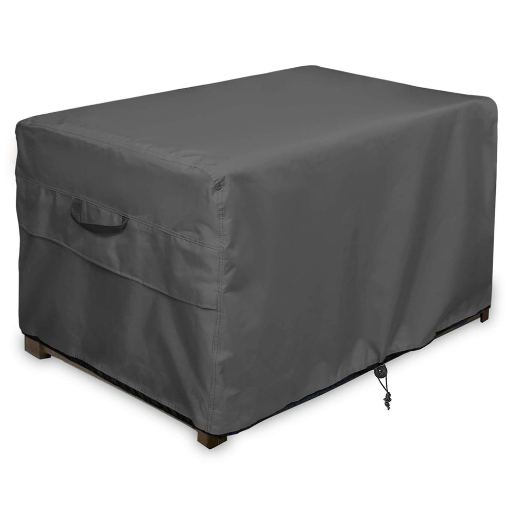 ULTCOVER front view showing full deck box coverage and weather protection