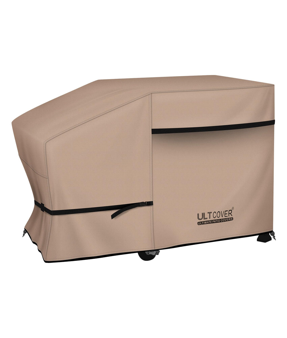 ULTCOVER front view on 28 inch griddle showing full coverage and protection
