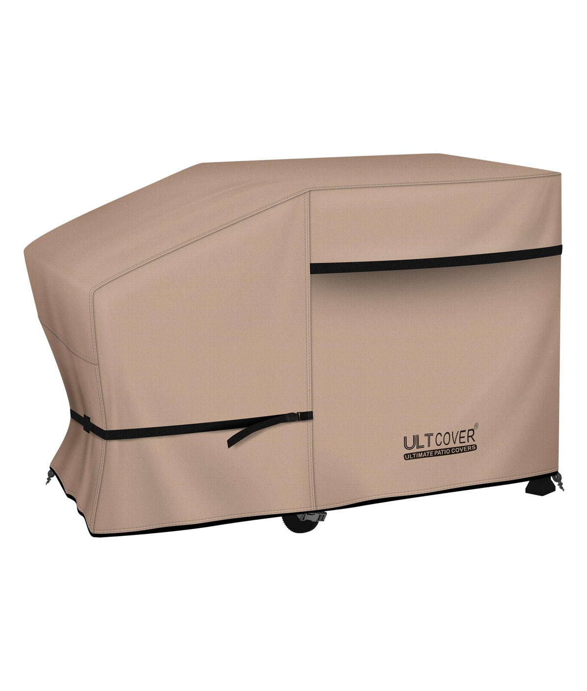 ULTCOVER front view on 28 inch griddle showing full coverage and protection