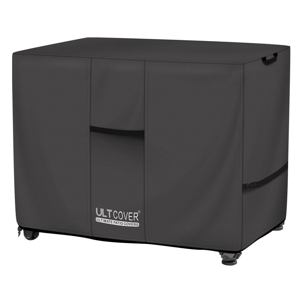 ULTCOVER front view on Keter Unity XL showing complete protection and neat fit