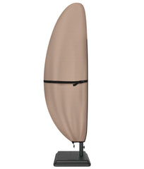 ULTCOVER front view of offset umbrella cover, protects canopy and frame