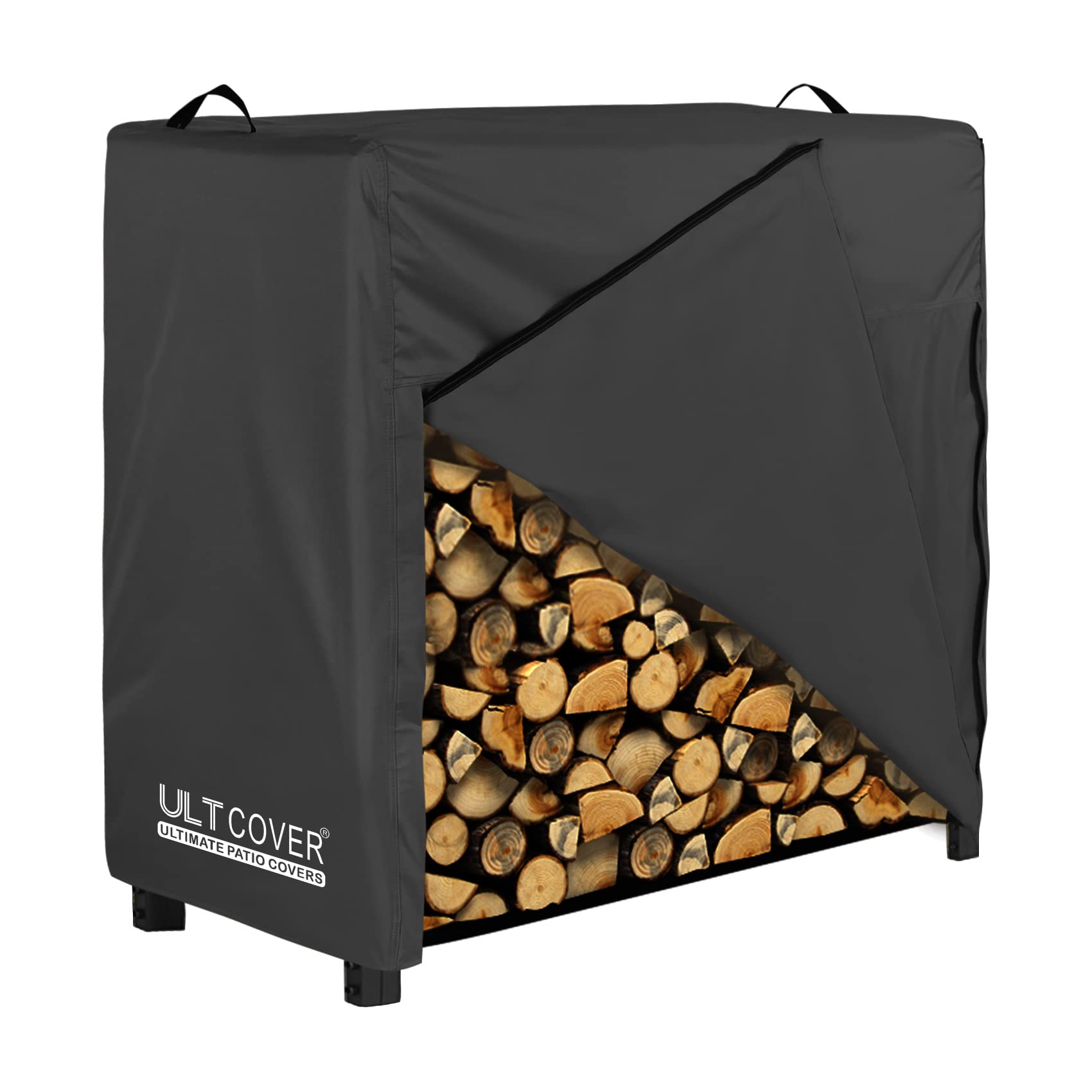 ULTCOVER front view on rack showing full coverage and easy installation benefit