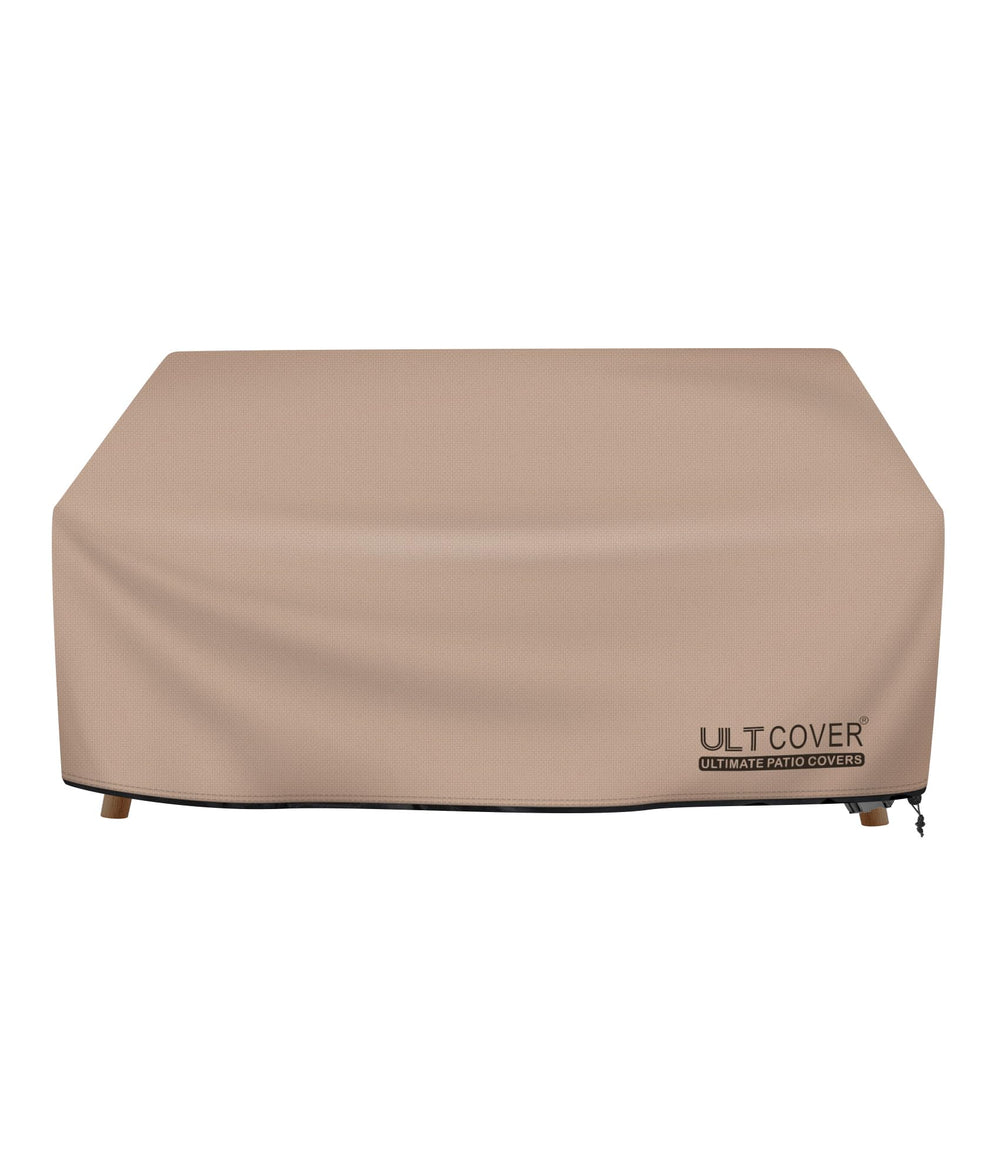 ULTCOVER funda para sofá vista frontal protegiendo de lluvia