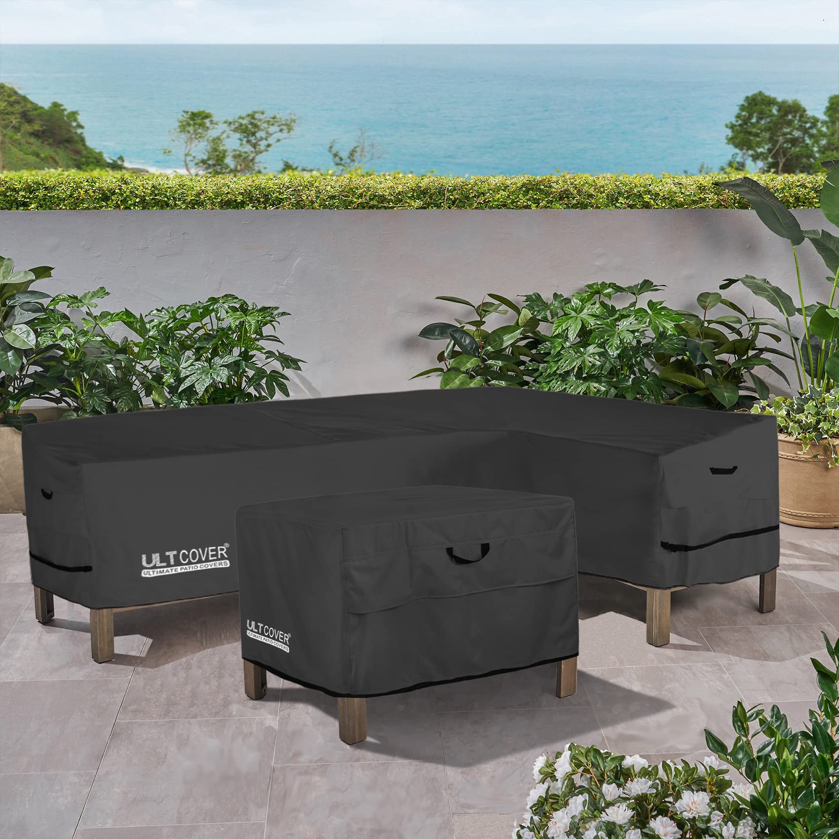ULTCOVER label showing waterproof backing detail for moisture protection