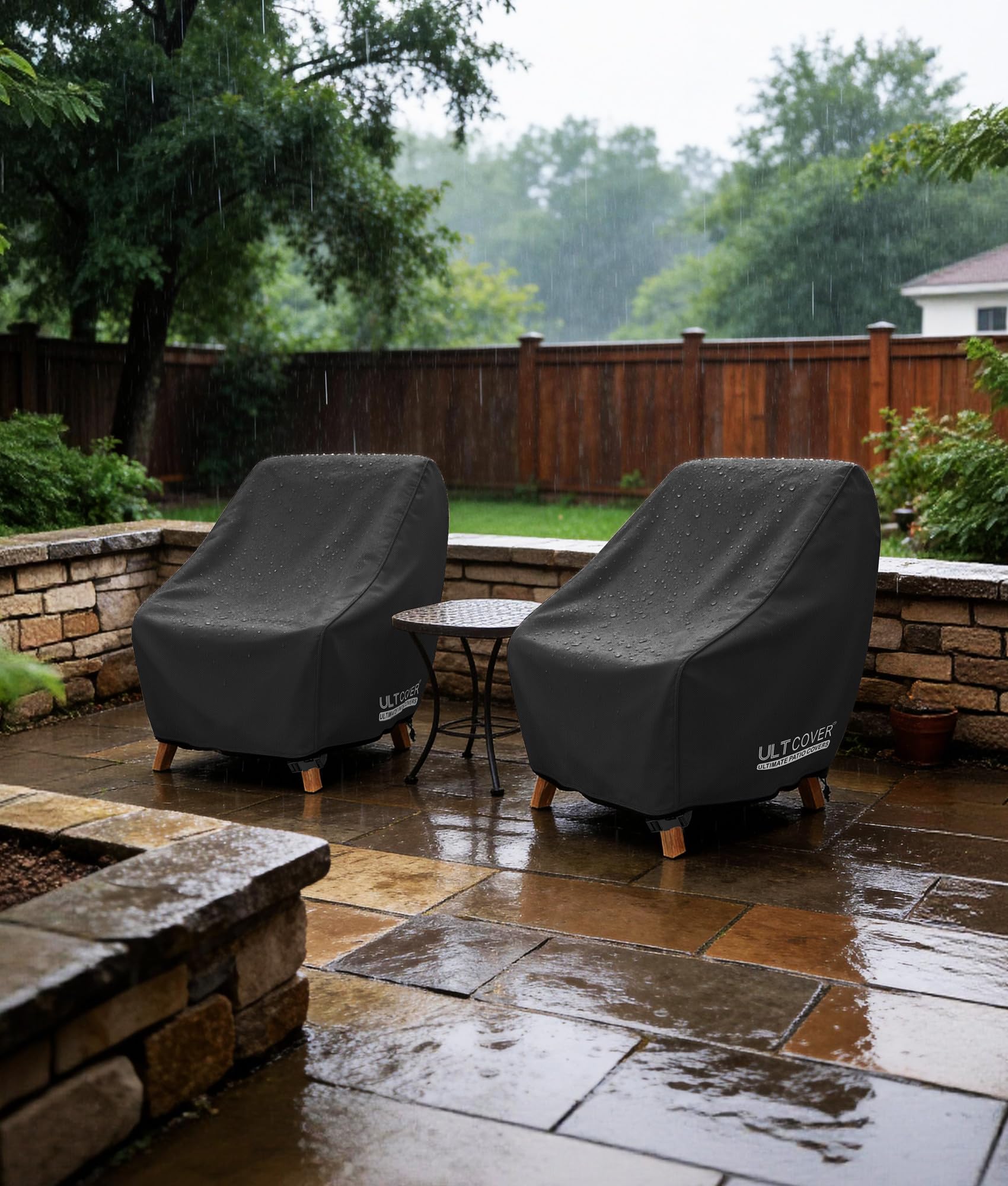 ULTCOVER lifestyle patio scene keeping furniture clean and ready