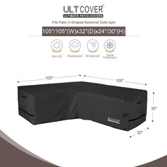 ULTCOVER close-up of 600D polyester texture demonstrating durable waterproof layer