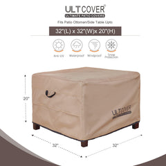 ULTCOVER fabric close-up showing 600D texture and water resistance benefit