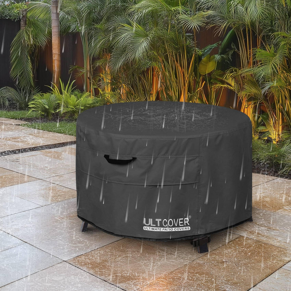 ULTCOVER folded cover in storage space saving room when not used