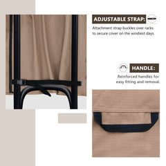 ULTCOVER reinforced side handle for easy removal and placement