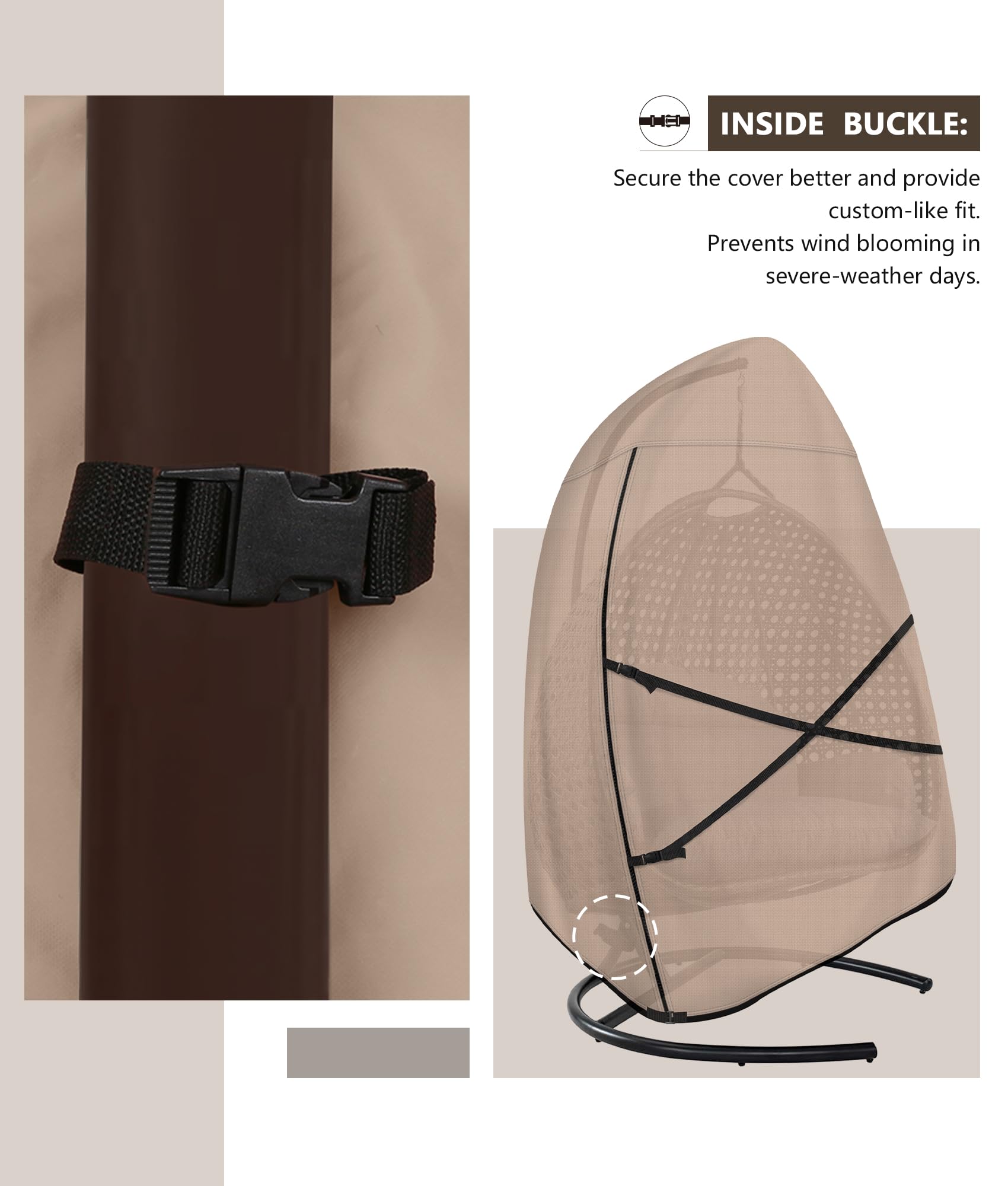 ULTCOVER side profile on stand demonstrating complete protection