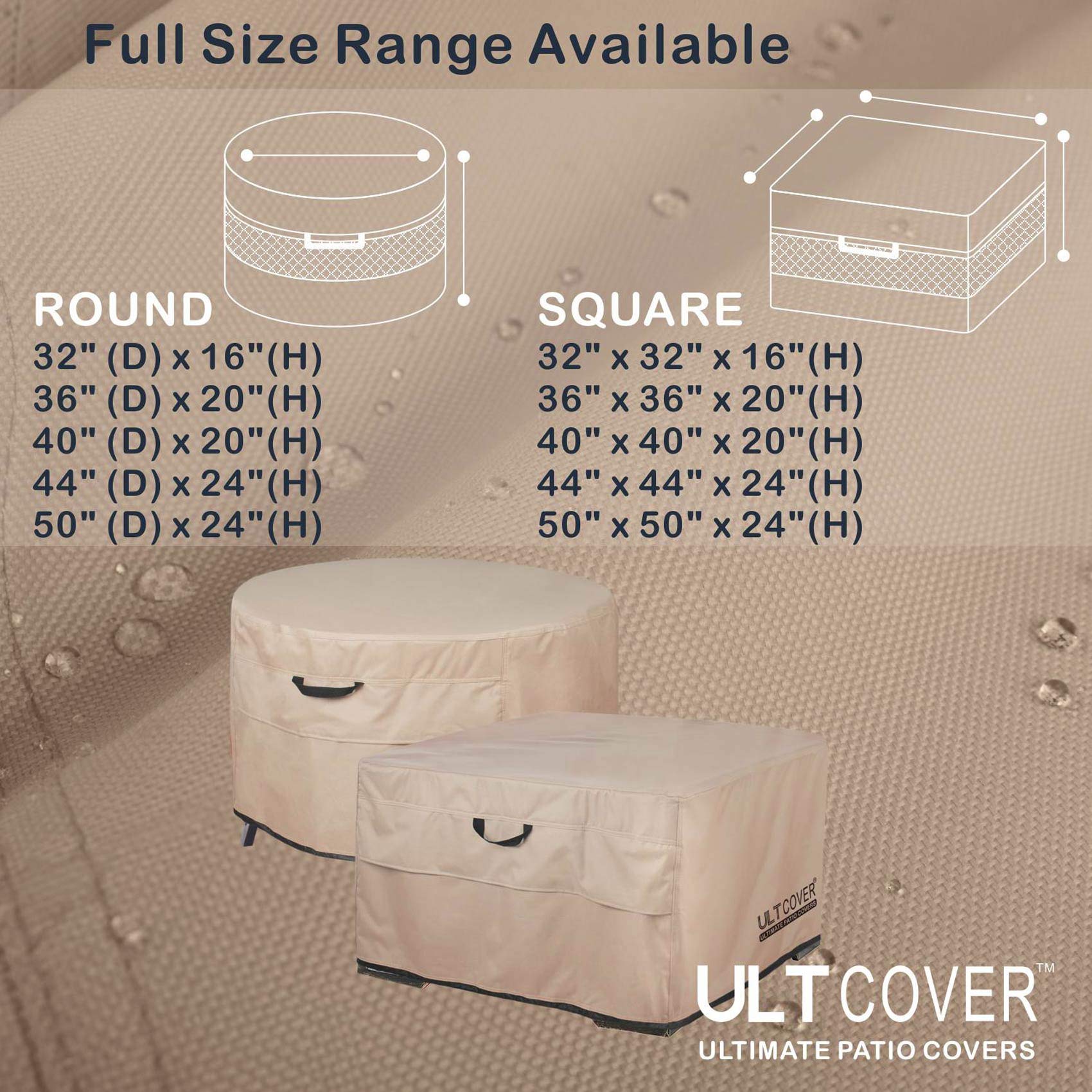 ULTCOVER side vents detail allowing airflow to prevent condensation