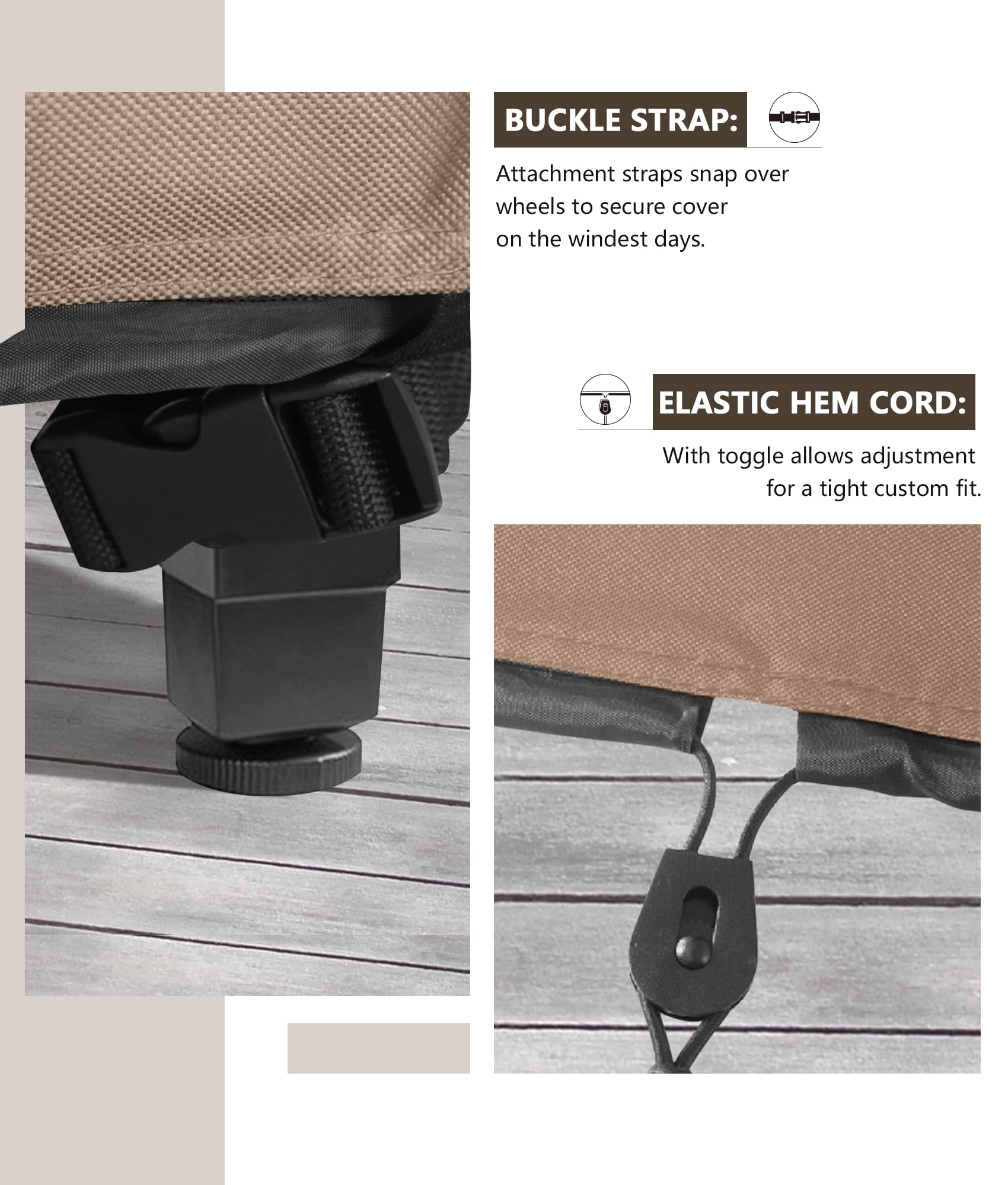 ULTCOVER side vent detail promoting airflow and preventing moisture buildup