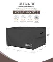 ULTCOVER close-up of 600D weave texture, durable weather protection