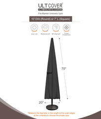 ULTCOVER zipper and straps detail, allows quick secure access