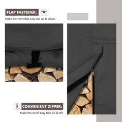 ULTCOVER zipper and roll flap open showing quick-access and stacking benefit