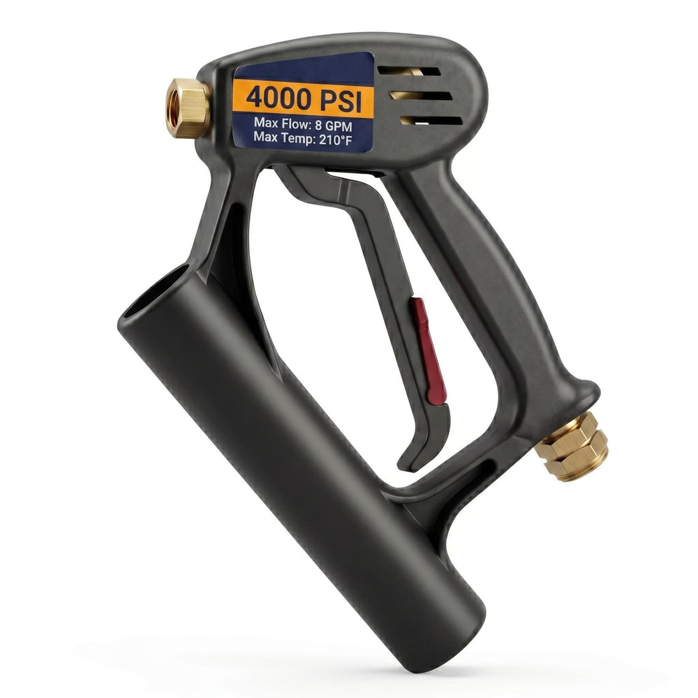 Ultimate Washer front view of trigger gun showing durable body and fit for easy replacement