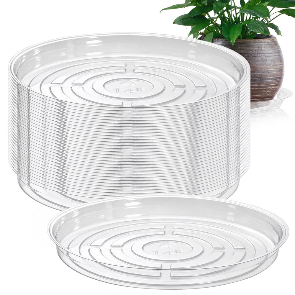 UltraOutlet front pack view showing clear saucers, protects surfaces