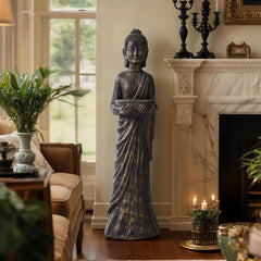 Ultym Buddha close-up of sculpted texture highlighting realistic detail
