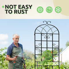 Ultym linked panels forming privacy fence for instant screening