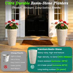 Ultym close-up of fluted texture highlighting decorative depth and durability
