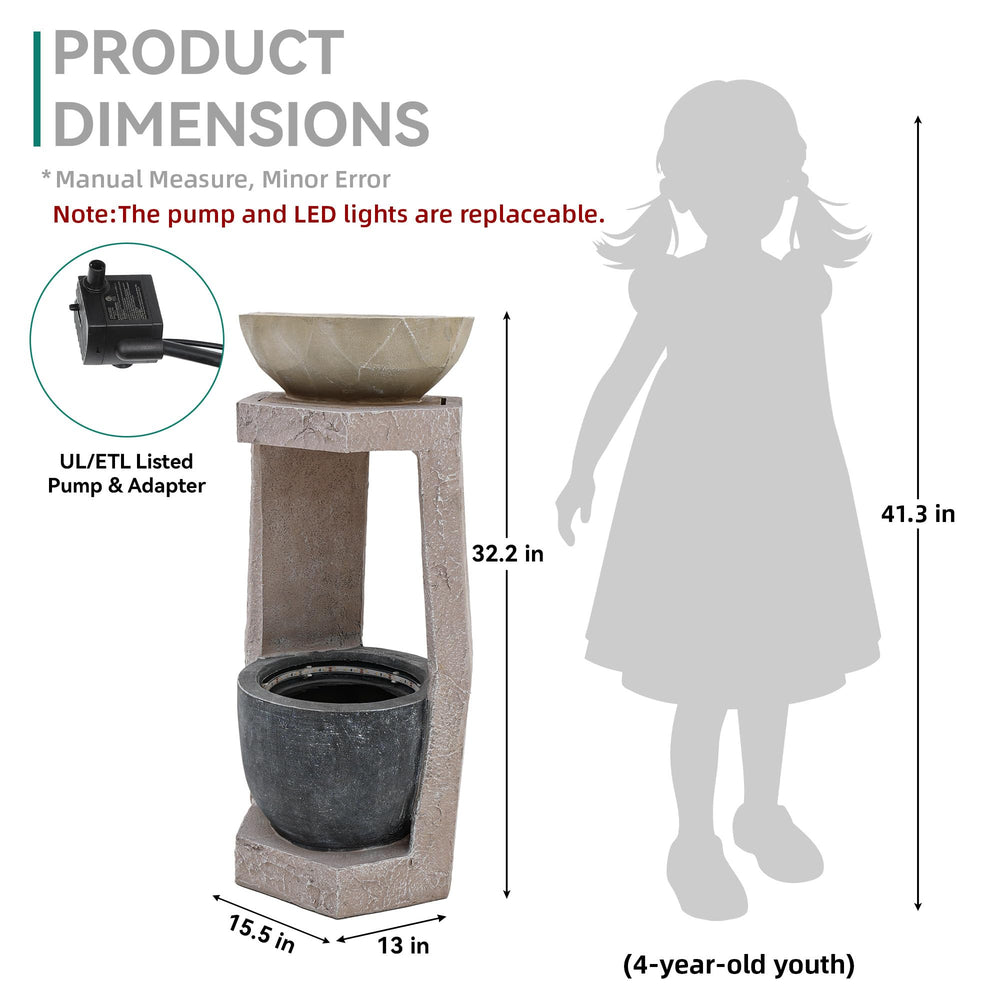 Ultym side-by-side size comparison with a chair illustrating scale and placement options