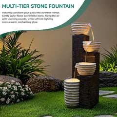 Ultym warm LED lights glowing on water for a relaxing nighttime ambiance