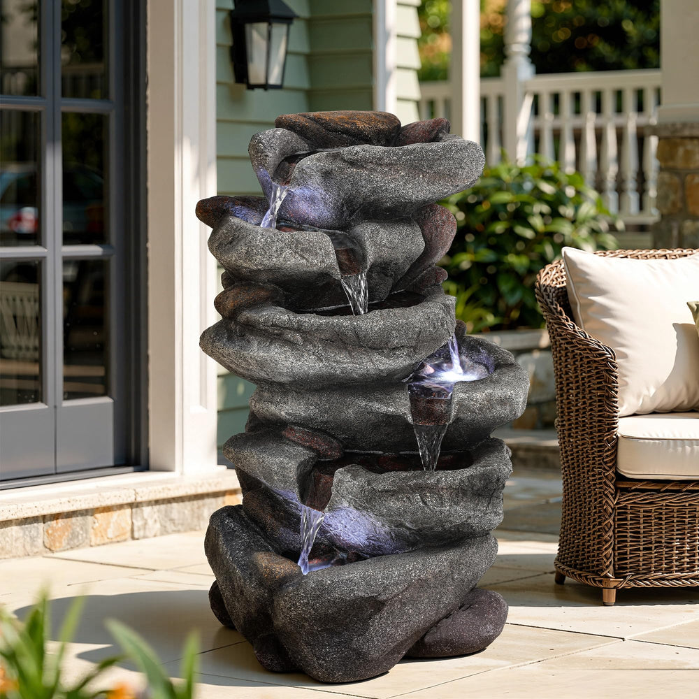 Ultym on patio with seating creating relaxing outdoor ambiance