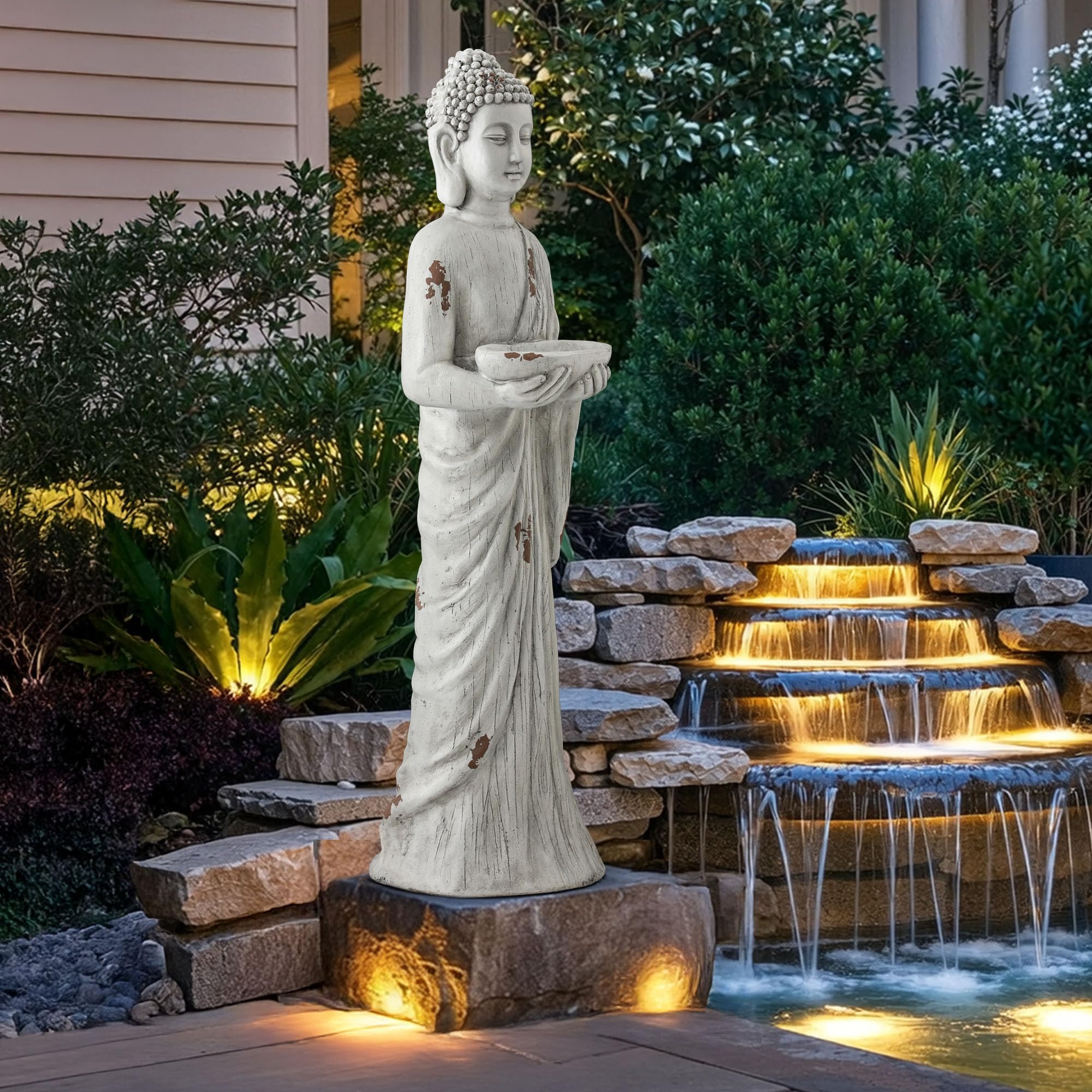 Ultym placed along garden pathway enhancing landscape focal point
