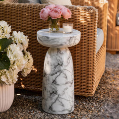 Ultym table in a living room adding stylish, low-maintenance surface