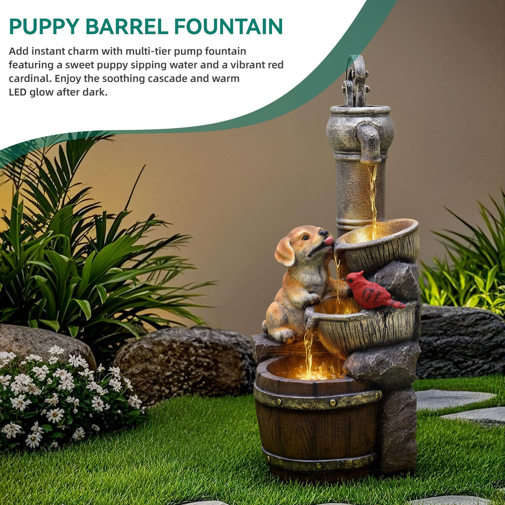 Ultym puppy sculpture detail, showcases lifelike resin texture and character