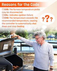 ULXIOM control board installed inside a pellet grill to restore reliable operation