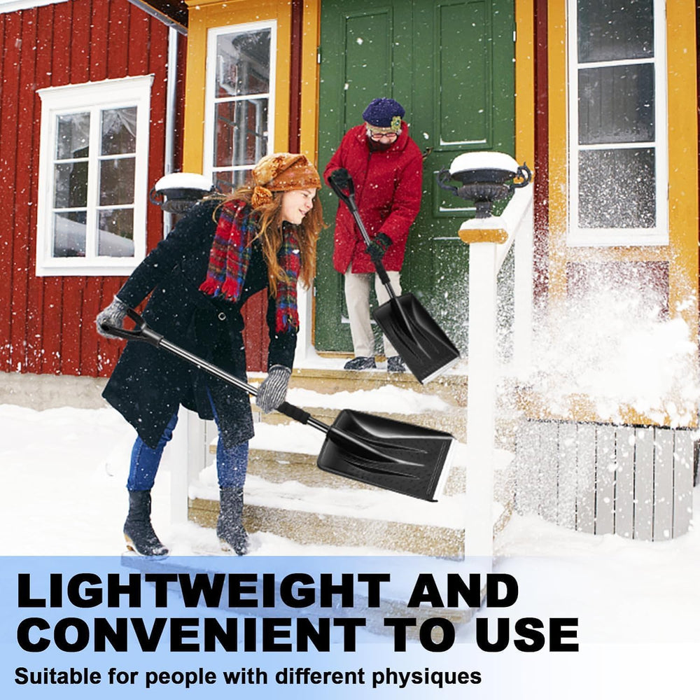 UMUACCAN folded shovel stored in car trunk for emergency preparedness and space-saving