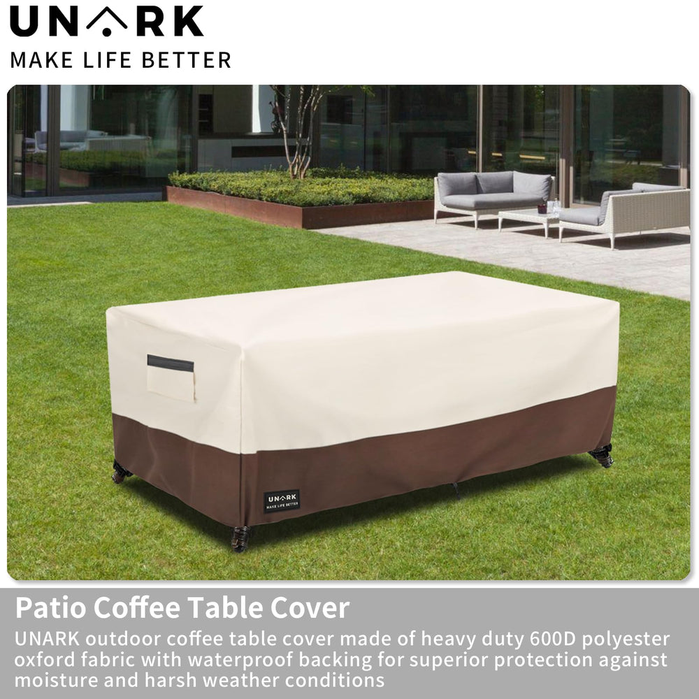 UNARK adjustable hem strap securing cover against wind and lift