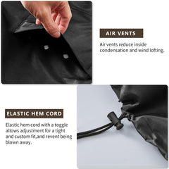 UNARK click-close strap fastening demonstrating secure wind-resistant benefit