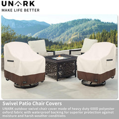 UNARK click-close strap fastener securing cover against wind