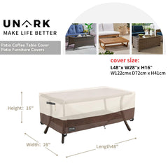 UNARK close-up of 600D fabric texture showing durable waterproof weave