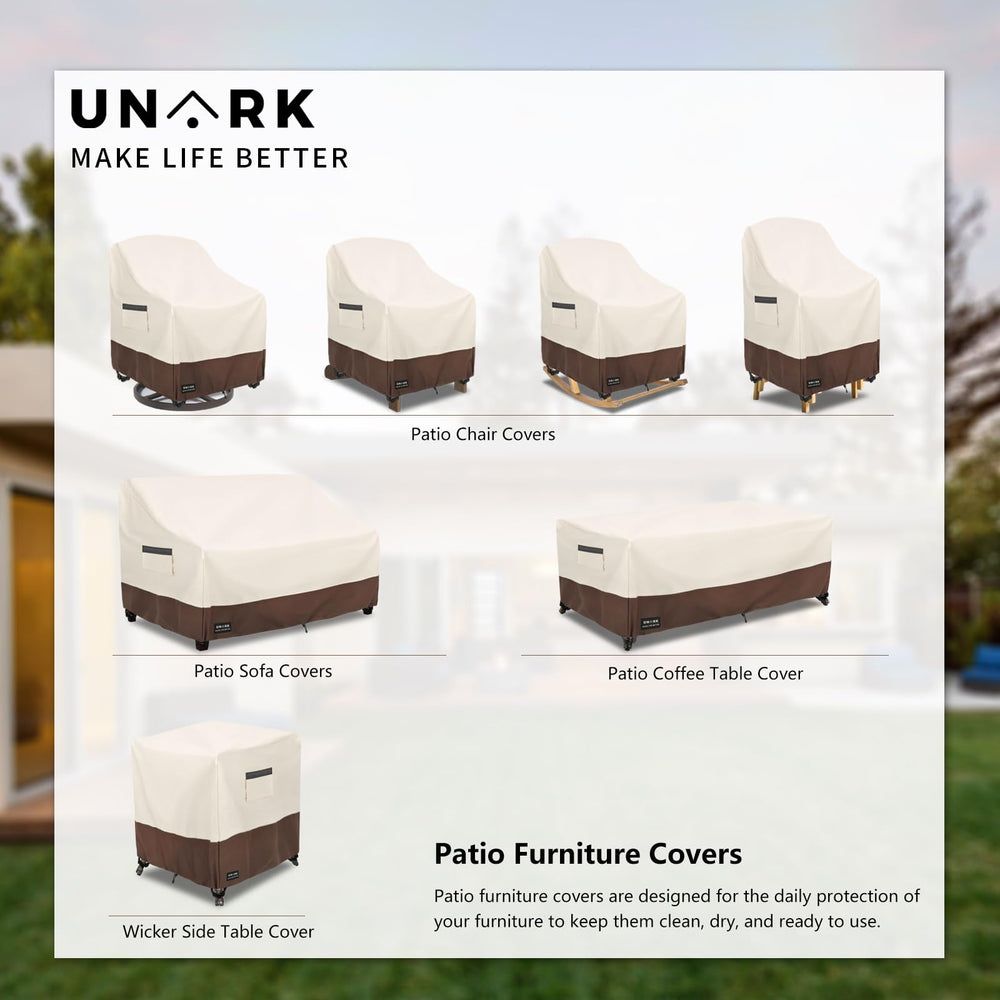 UNARK folded compact storage ready for seasonal put-away