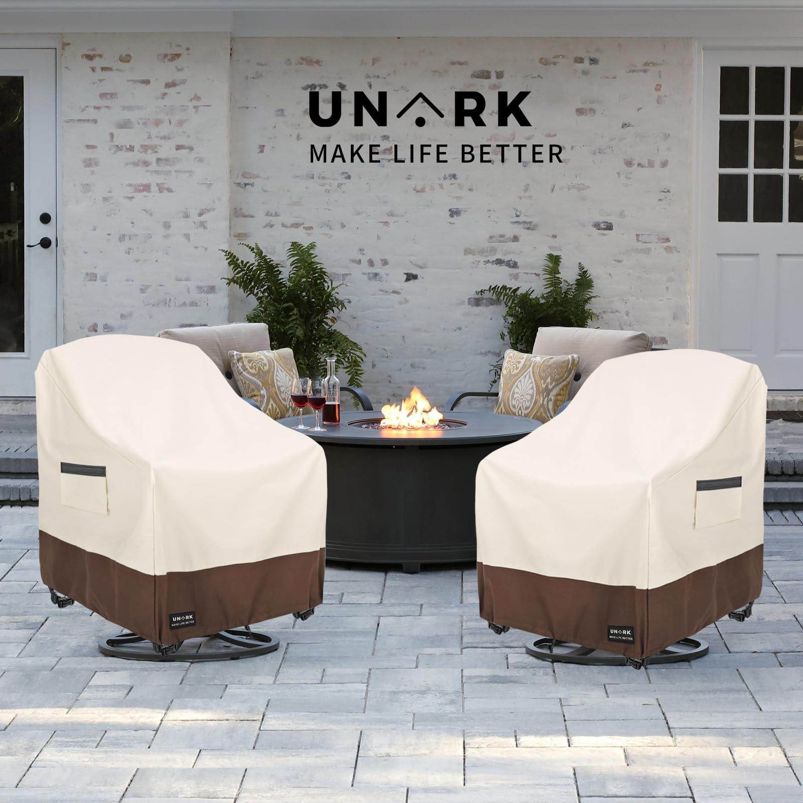 UNARK label and reinforced seams highlighting heavy-duty stitching benefit
