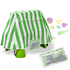 UNARK cover front view showing full waterproof protection for table