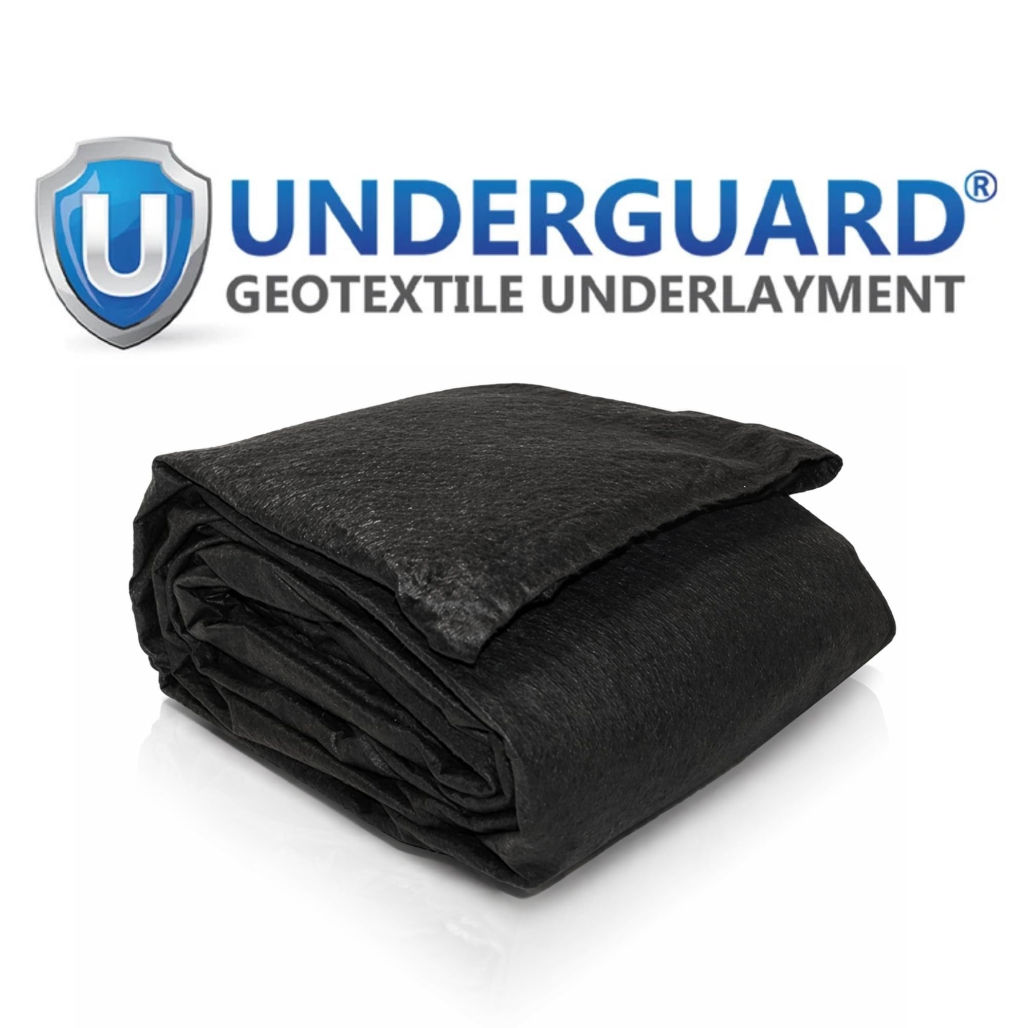 UNDERGUARD roll beside person showing 20x25 size for jobsite planning