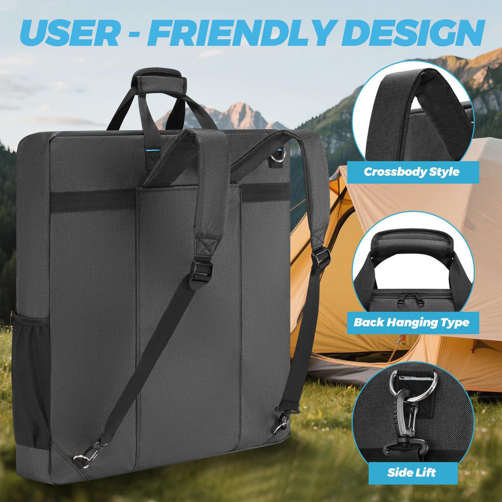Undomip carry handles and detachable shoulder strap for comfortable carry benefit