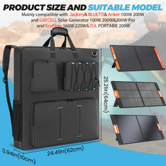 Undomip front pockets with chargers and cables offering fast-access benefit