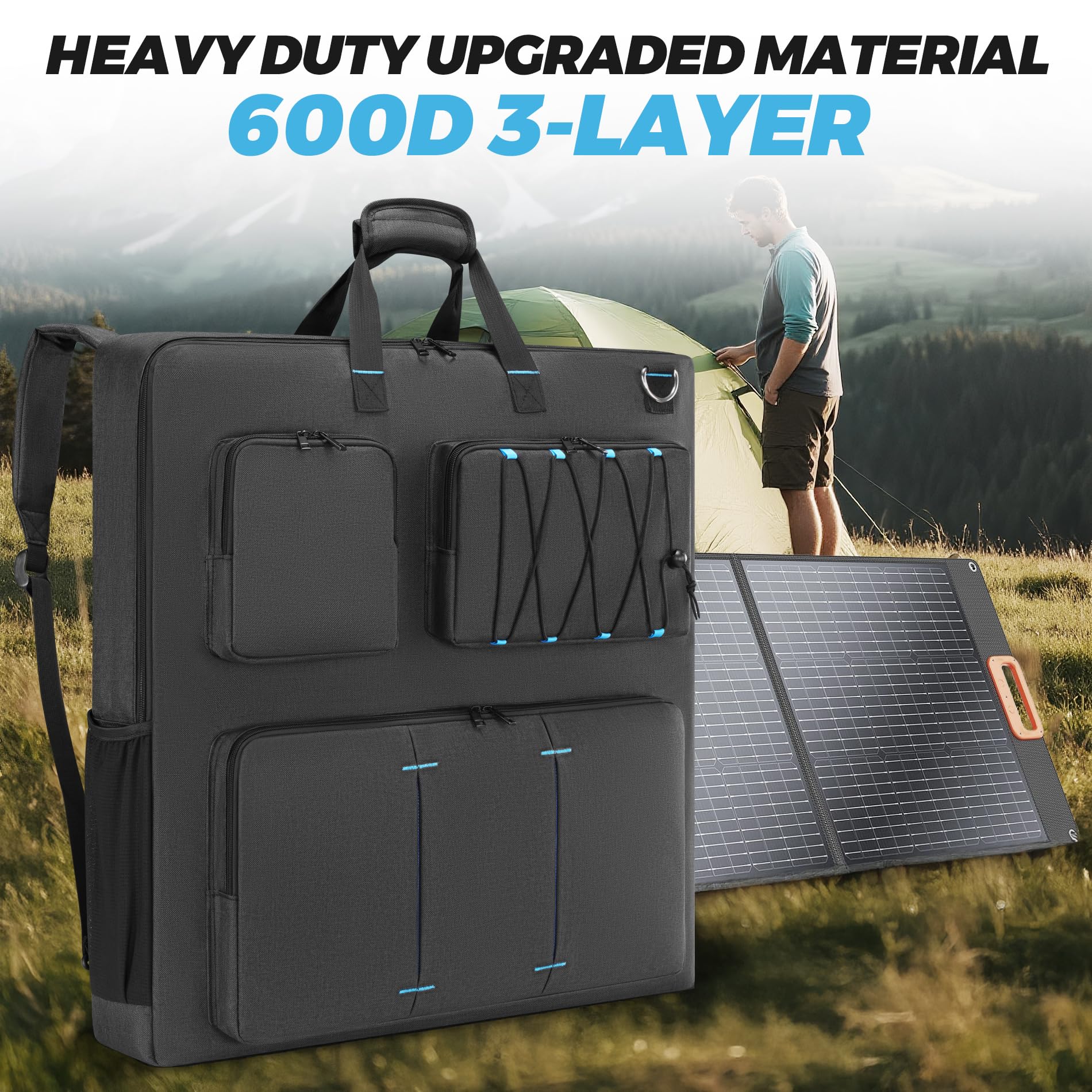 Undomip scale comparison with solar panel showing fit for two panels benefit