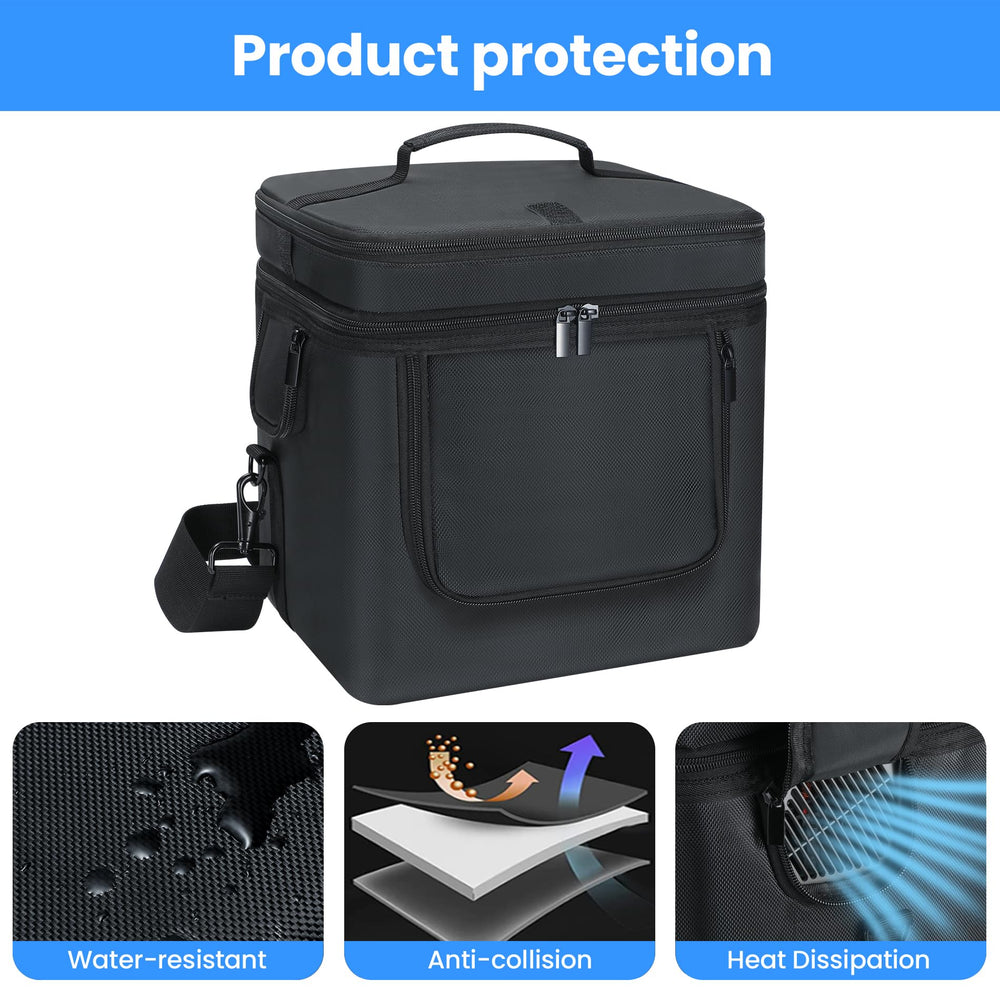 Undomip side zipper open offering port access while protecting device